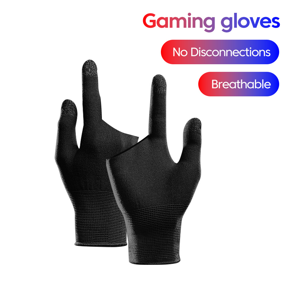 Graphic Tablet Accessories - 2/5 Fingers Gaming Gloves Breathable For