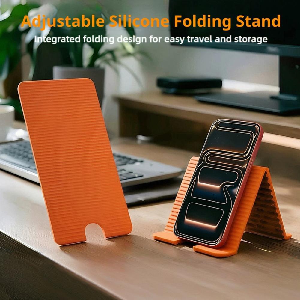 Tablet Phone Accessories - Flexible Foldable Silicone Phone Holder For