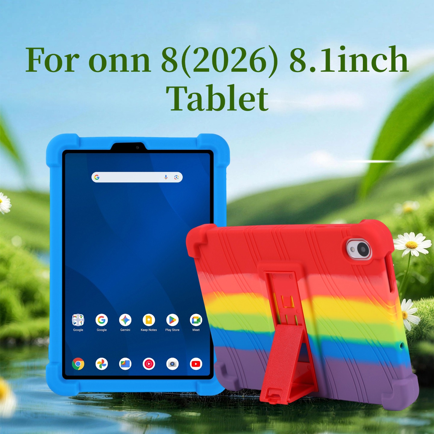Onn Tablet Accessories - Case for Walmart Onn. 8.1 inch