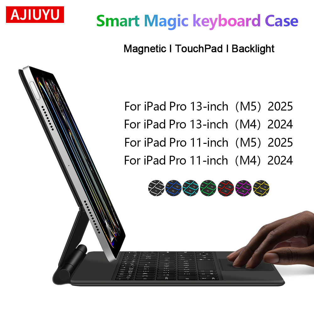 Magnetic Case Smart - AJIUYU Magnetic Magic Keyboard Case For
