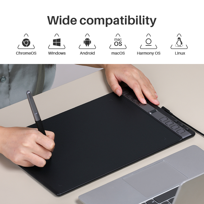Huion Inspiroy 2 L 10.5x6.56 I - Graphic Tablet Accessories review and price
