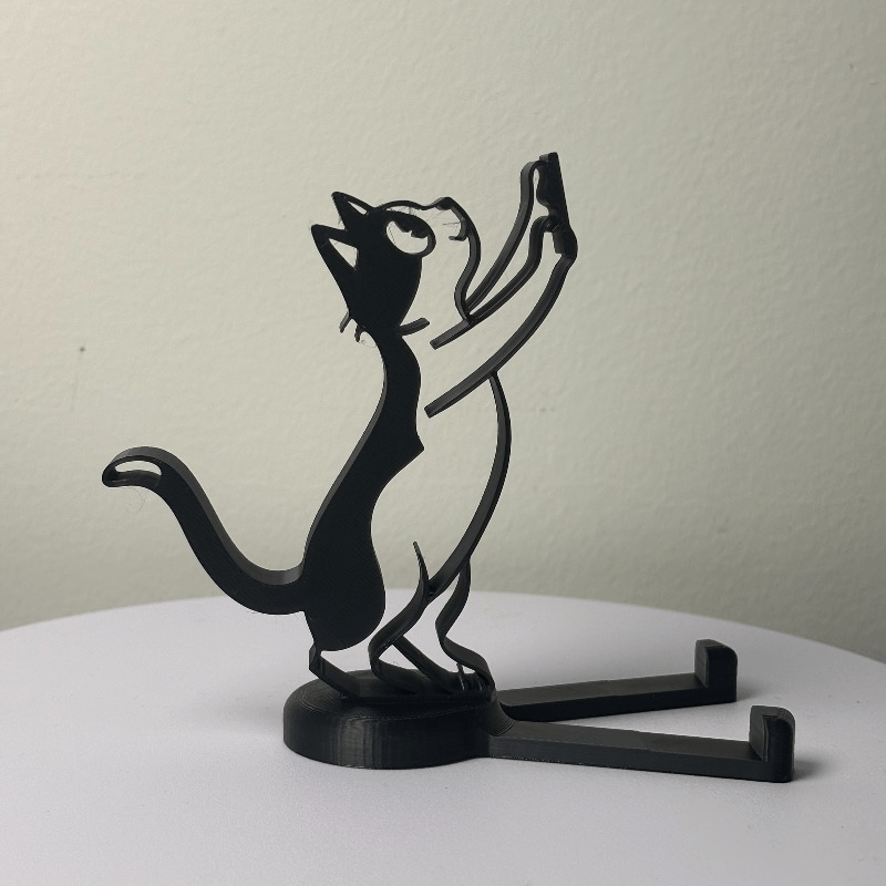 Abstract Hollow Line Cat Phone - Tablet Phone Accessories review and price