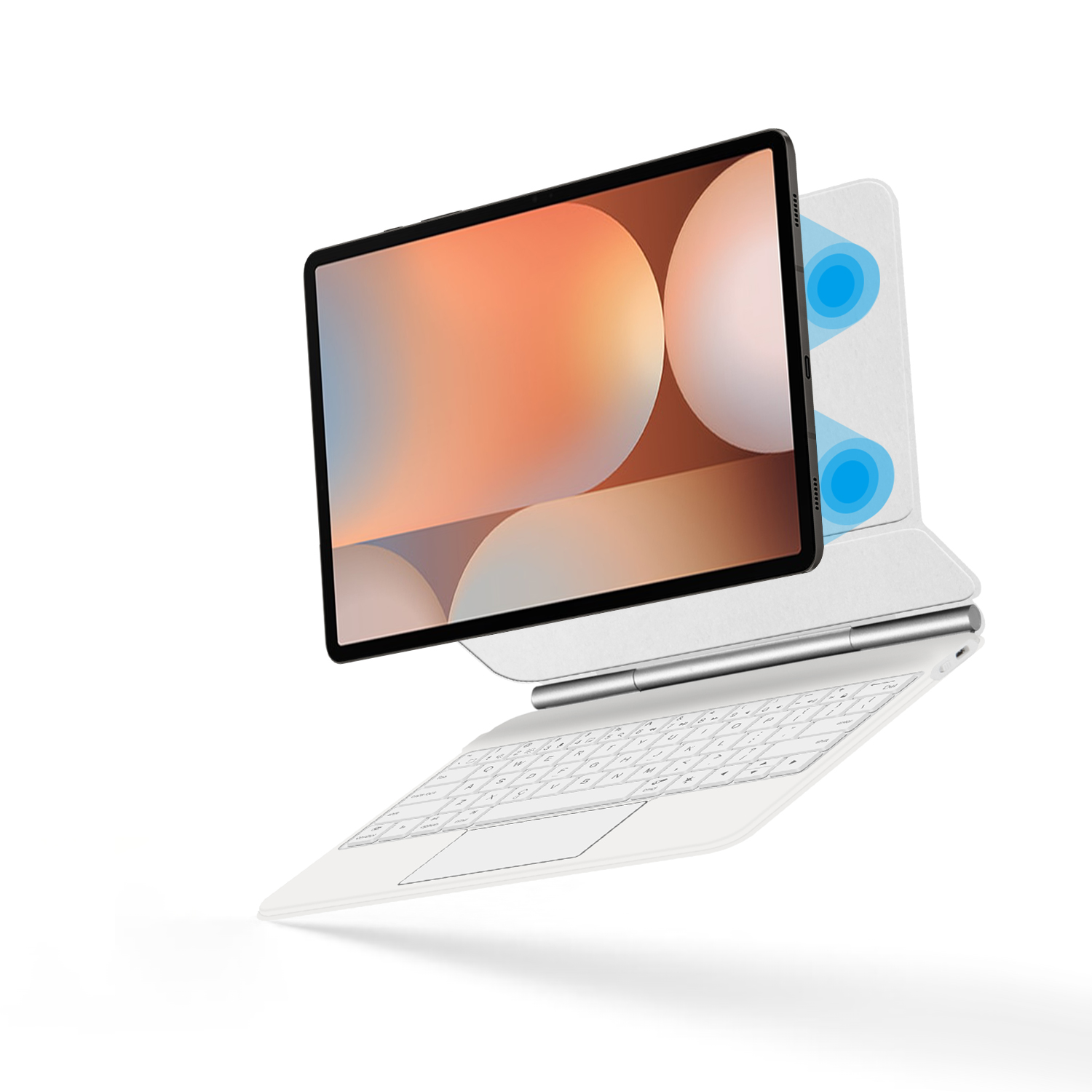 Magic Keyboard For Samsung Gal - Samsung Tablet S9 Accessories review and price