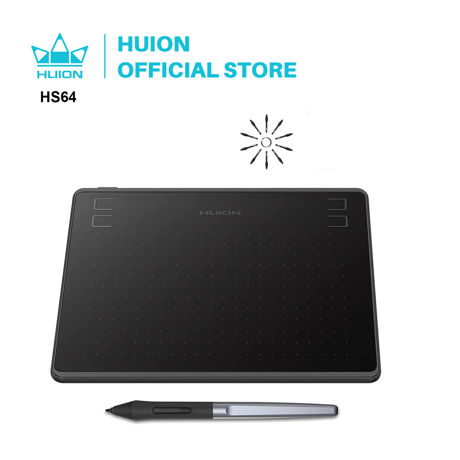 HUION HS64 6x4 Inches Graphic  - Graphic Tablet Accessories review and price