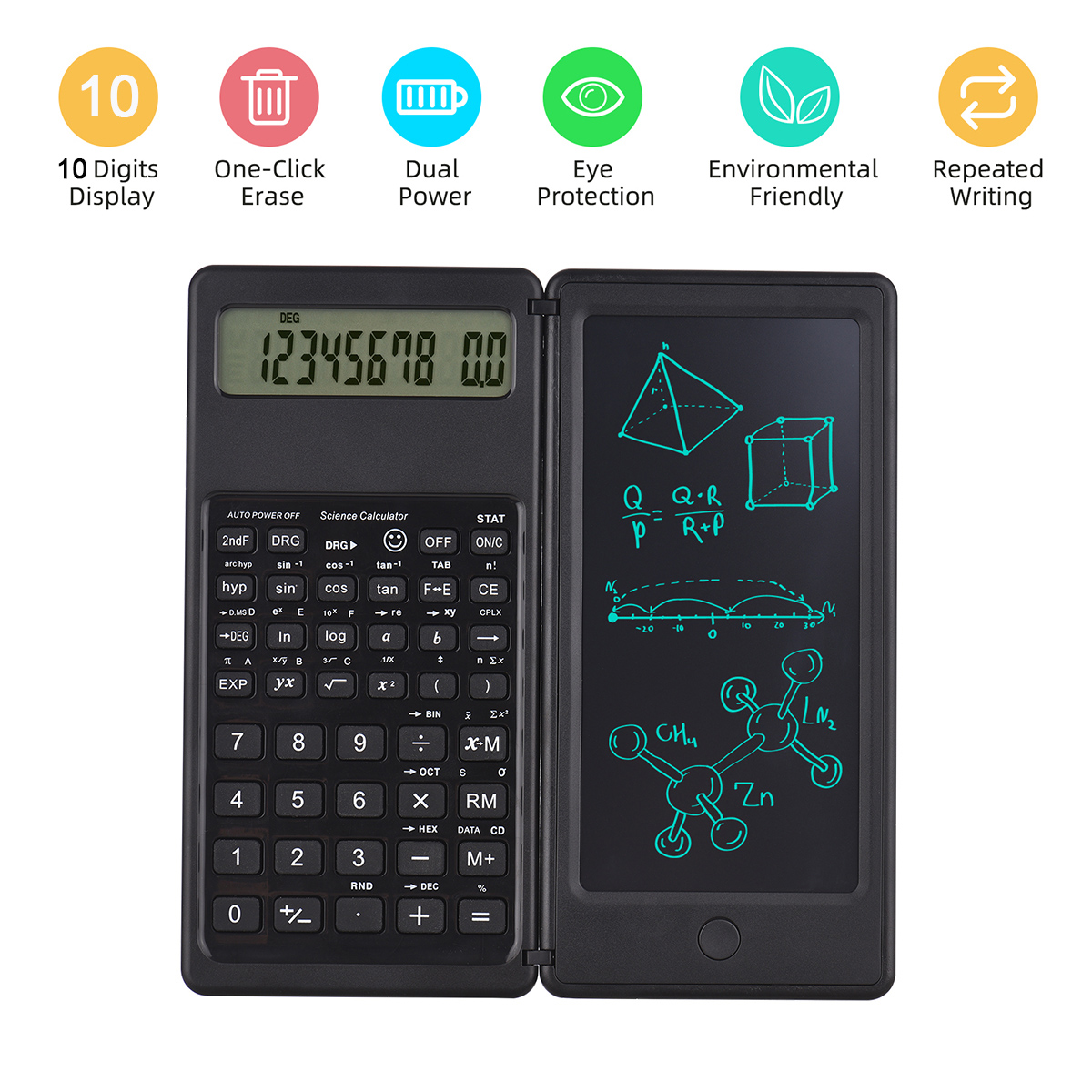 Foldable Scientific Calculator - Graphic Tablet Accessories review and price