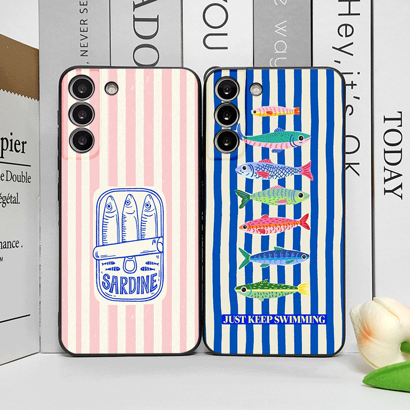 Cute Striped Pattern Sardines  - Oppo Reno 12 review and price