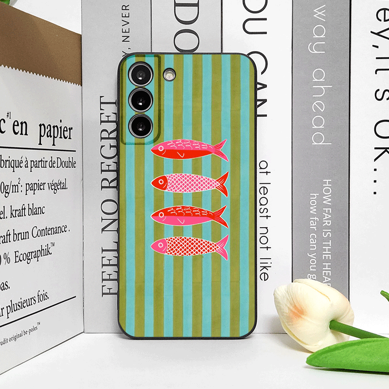 Cute Striped Pattern Sardines  - Oppo Reno 12 review and price