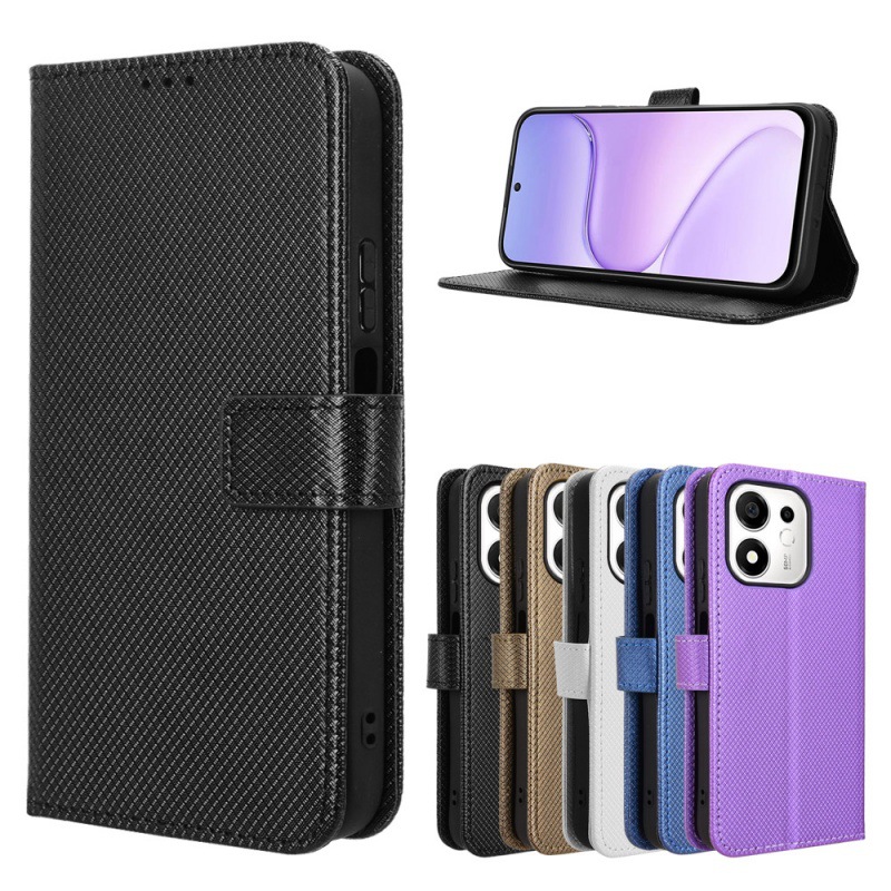 Plain Leather Flip Wallet Case - Magnetic Case Smart review and price