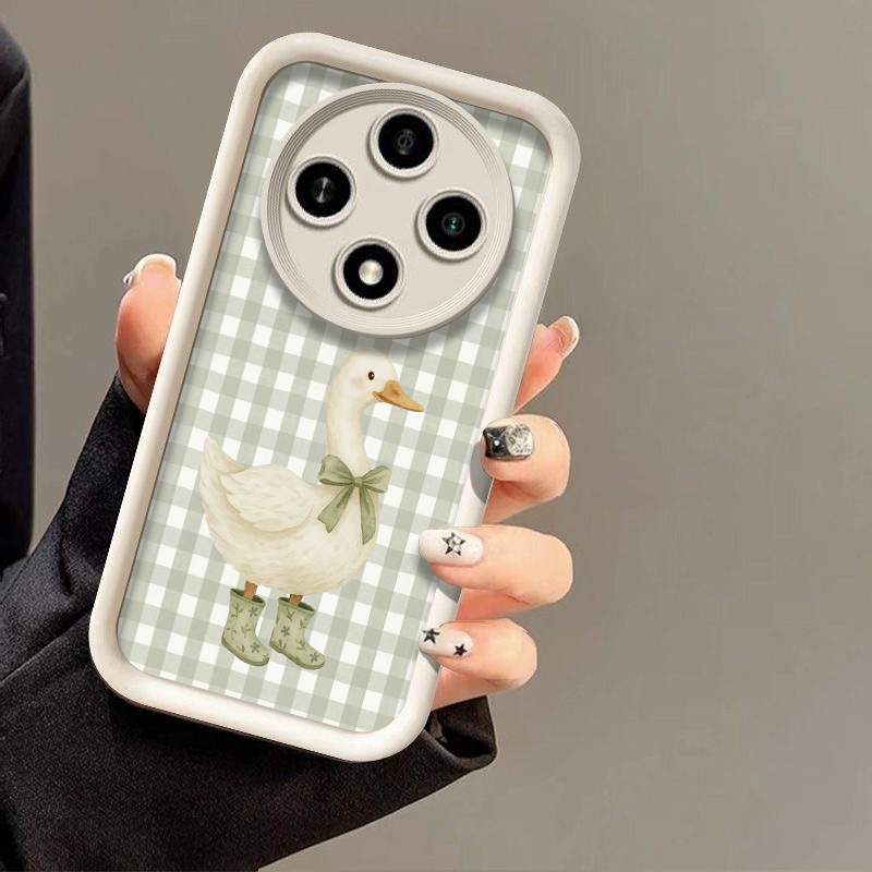 Checkered Printed Cute Animals - Oppo Reno 12 review and price