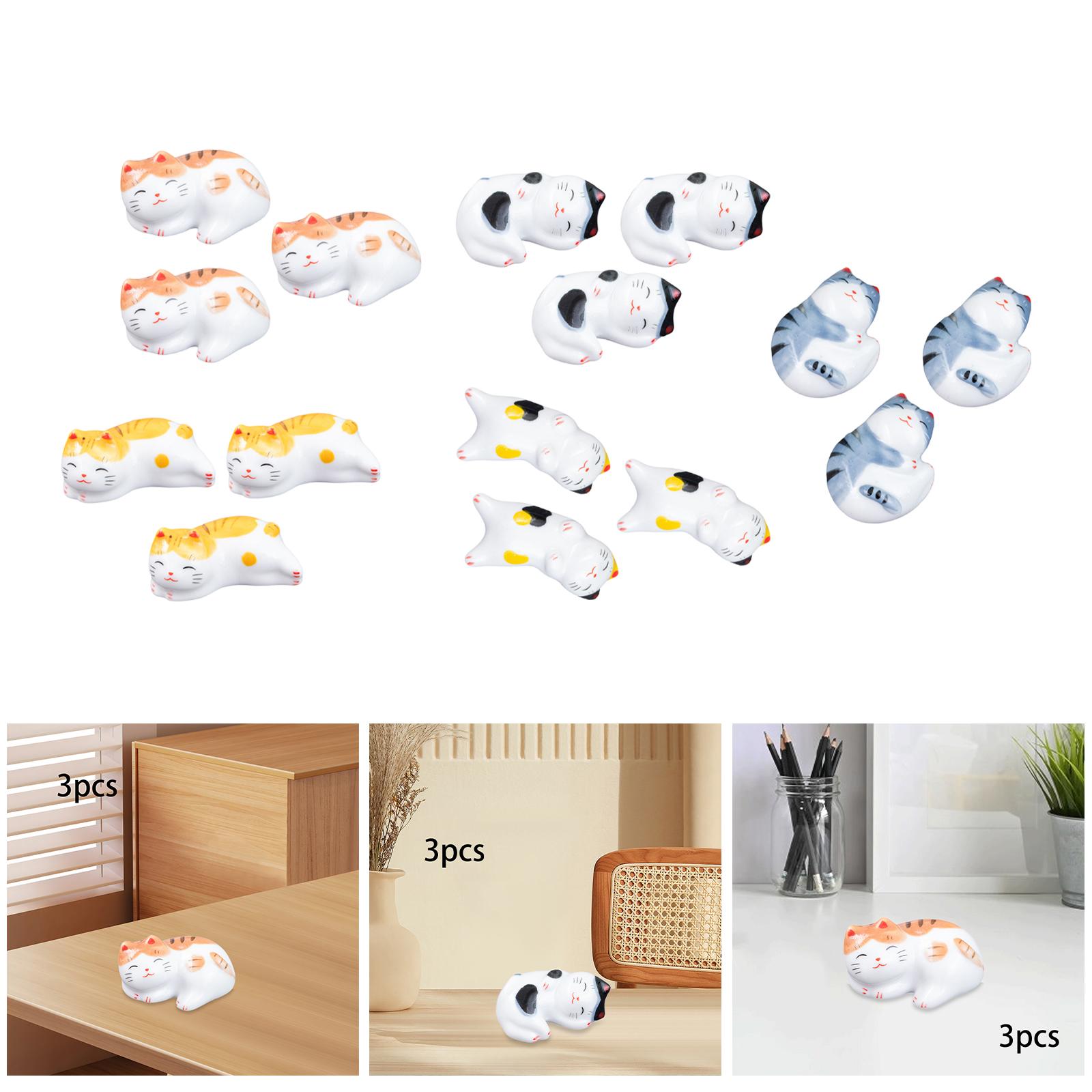 3Pcs Chopsticks Rest Reusable  - Office Table Accessories Unique review and price