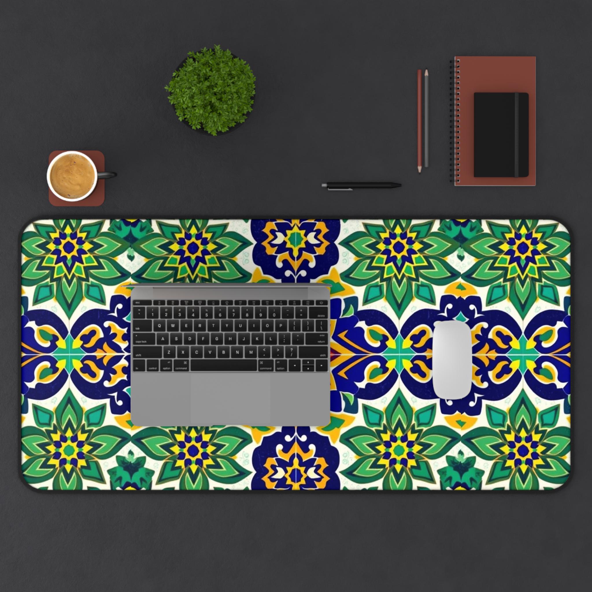 Colorful Floral Table Mat, Sty - Office Table Accessories Unique review and price
