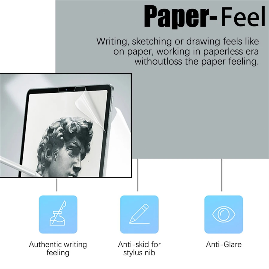 3Pcs Paper Feel Like Screen Pr - Paper Feel Screen Film review and price
